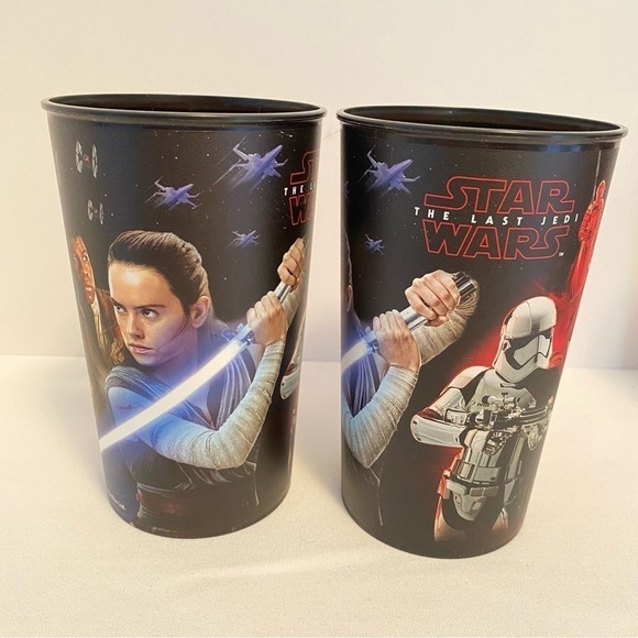 Star Wars Darth Vader/ Storm Trooper/ The Last Jedi/ The Force Awakens 8 Cup Set - Picture 6 of 11